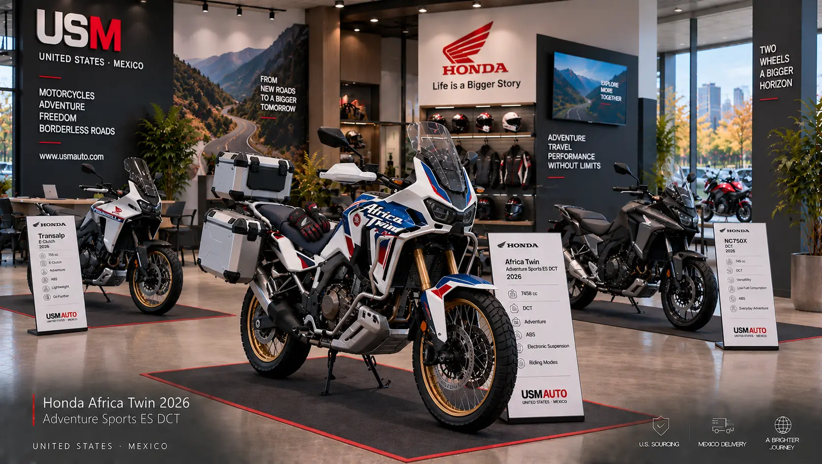 Honda Africa Twin Adventure Sports ES DCT 2026 from the USM Auto inventory