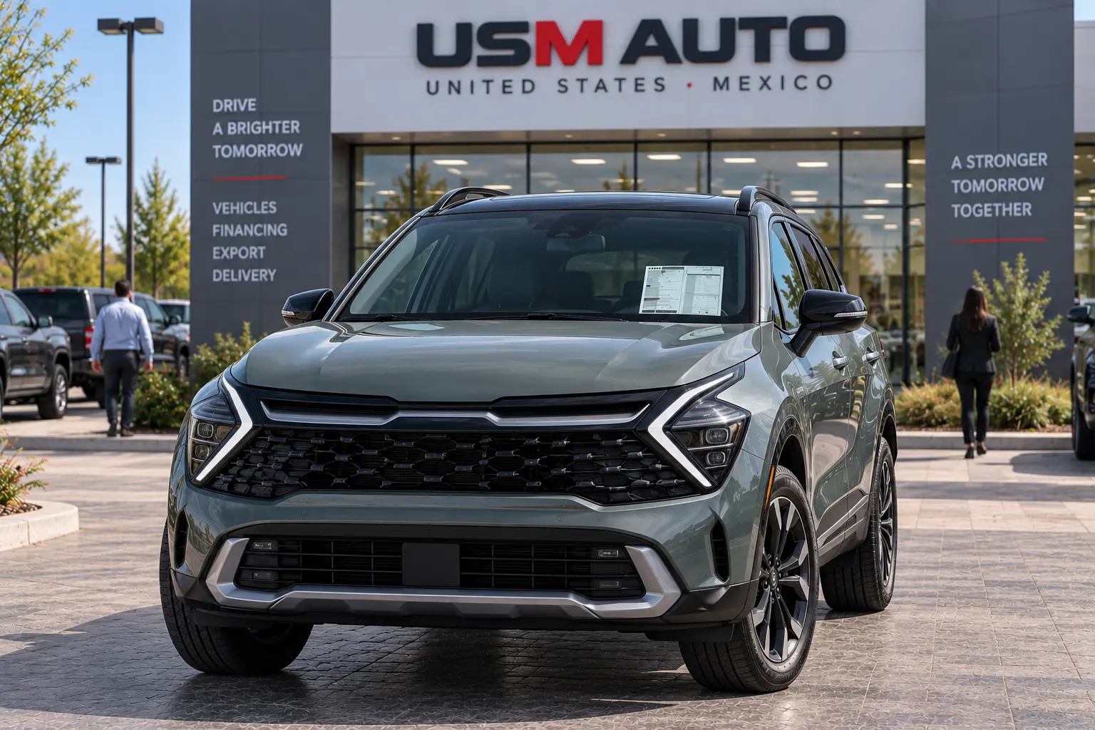 Kia Sportage Hybrid SX Prestige 2026, vista exterior lateral
